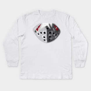 Hockey Mask Kids Long Sleeve T-Shirt